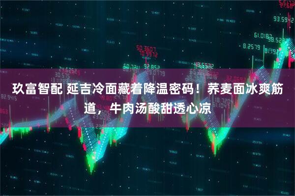 玖富智配 延吉冷面藏着降温密码！荞麦面冰爽筋道，牛肉汤酸甜透心凉
