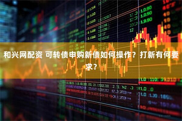 和兴网配资 可转债申购新债如何操作？打新有何要求？