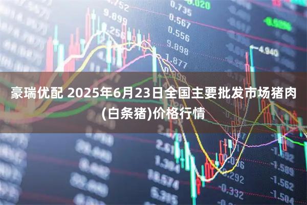 豪瑞优配 2025年6月23日全国主要批发市场猪肉(白条猪)价格行情